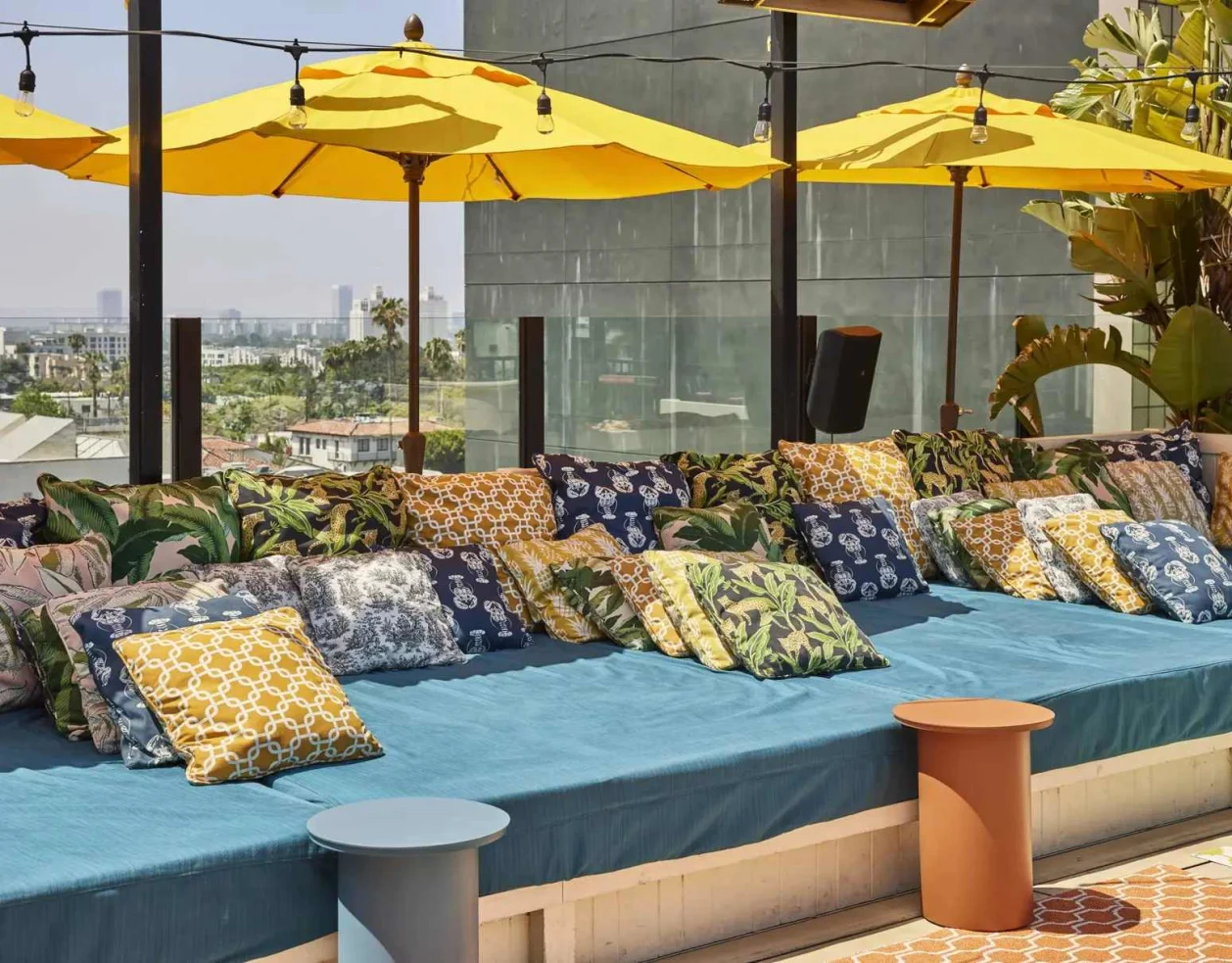 Mama Shelter boutique hotel Los Angeles rooftop